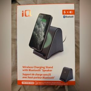 iQ Wireless Charging Stand with Bluetooth Speaker